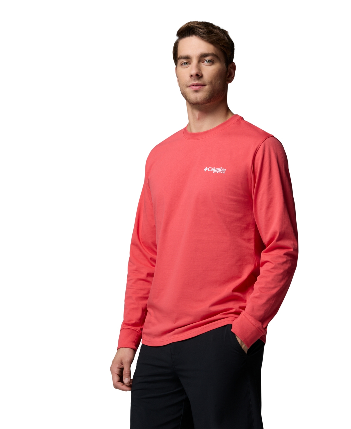 Columbia Men's Pfg Yeager Graphic Long-Sleeve T-Shirt