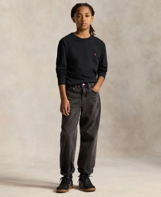 Boys' 8-20 Cotton Jersey Long-Sleeve T-shirt