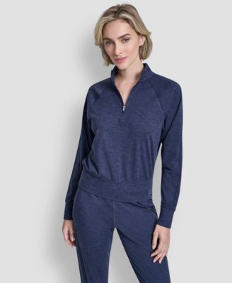 Women's Space Dye Half-Zip Top