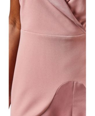 Women's Tux Sleeveless Midi Dress