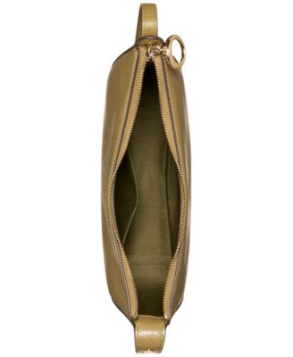 Halo Small Glazed Leather Crossbody Bag