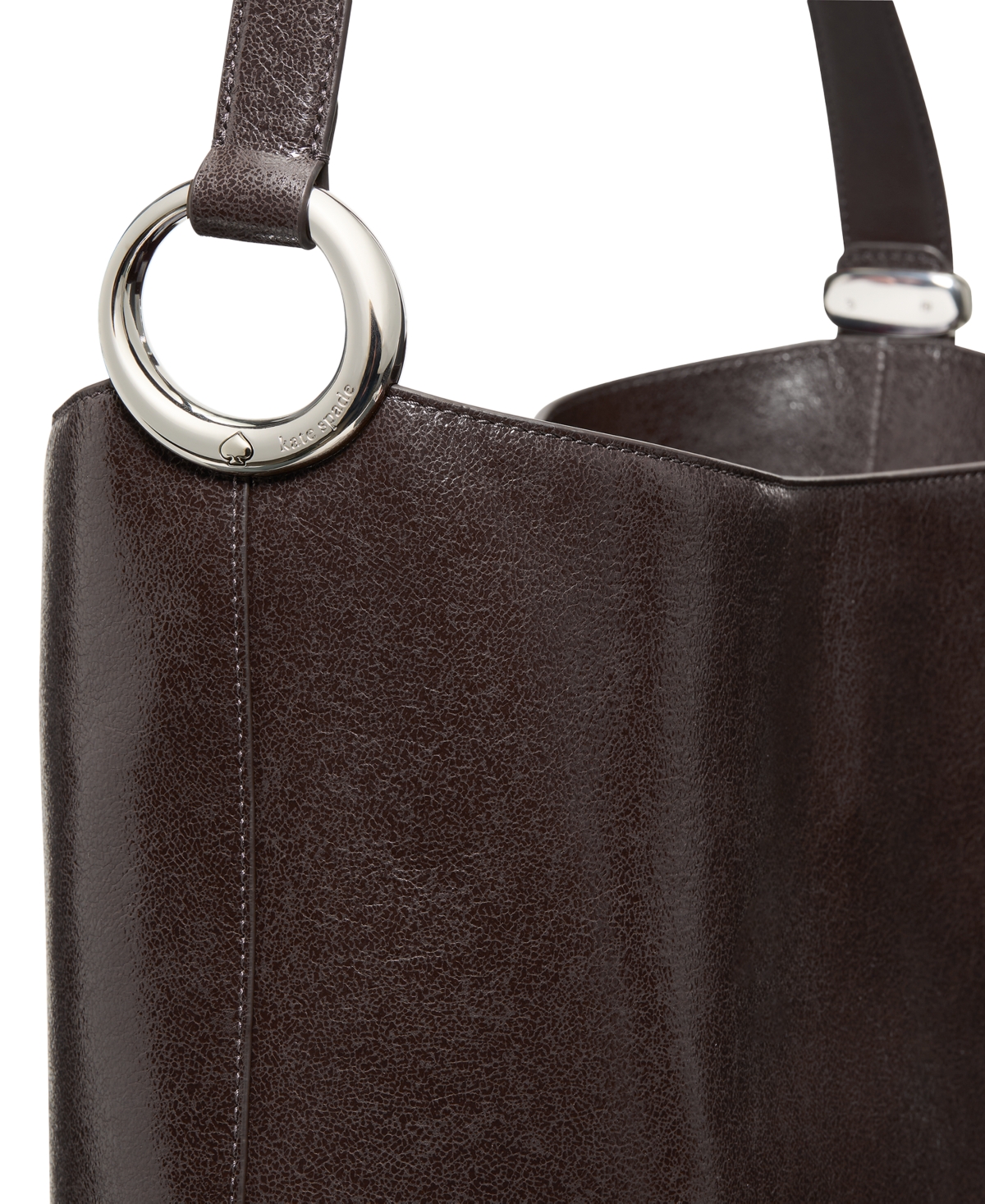 kate spade new york Halo Glazed Leather Bucket Bag