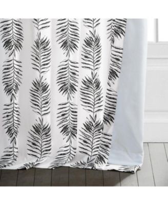 Sago Floral Printed Cotton Room Darkening Curtain