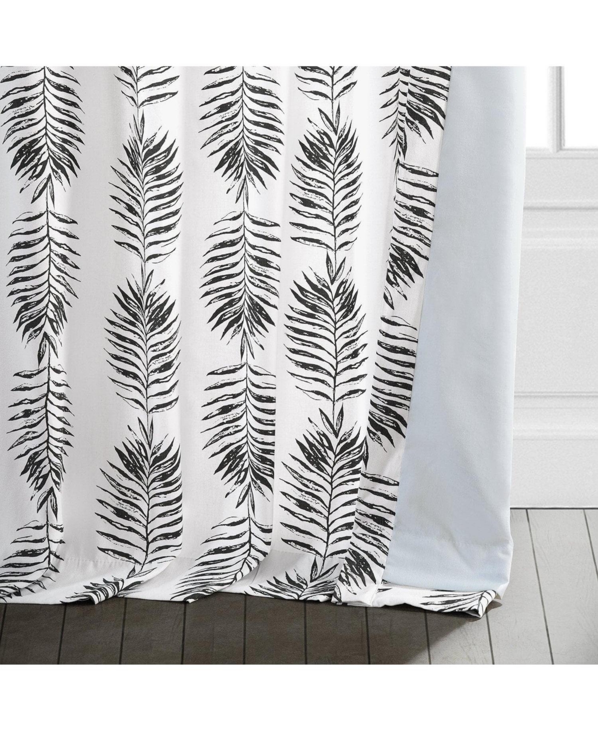 Half Price Drapes Sago Floral Printed Cotton Room Darkening Curtain