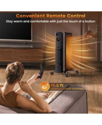Oil Filled Radiator Heater with Adjustable Thermostat