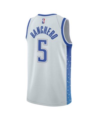 Men's and Women's Paolo Banchero Silver Orlando Magic 2025/26 City Edition Swingman Jersey