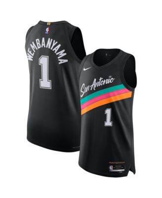 Nike - Men's and Women's Victor Wembanyama Black San Antonio Spurs 2025/26 City Edition Authentic Jersey