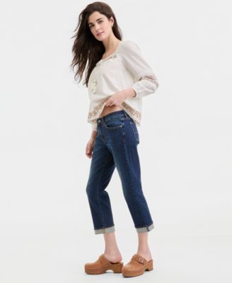 Women's Mid-Rise Sweet Crop Jeans