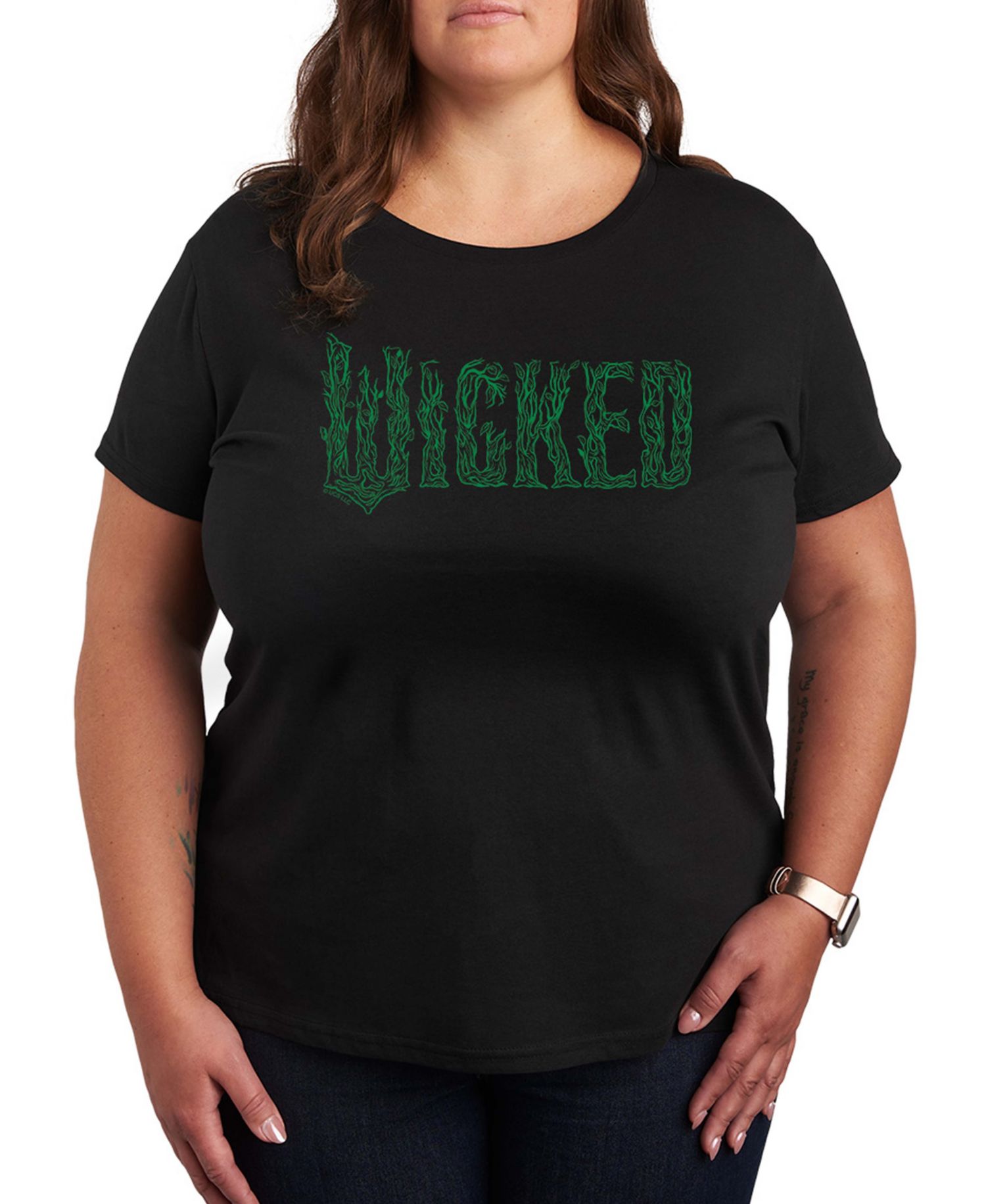Plus Size Wicked Short-Sleeve Graphic T-Shirt