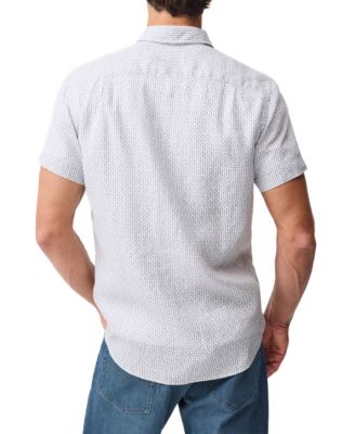 Men's Short-Sleeve Featherson Linen Shirt