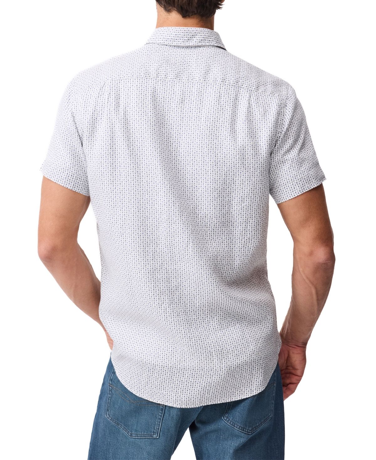 Rodd & Gunn Men's Short-Sleeve Featherson Linen Shirt