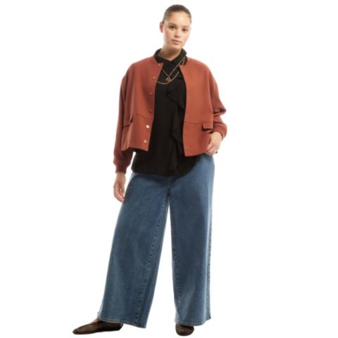 Женские куртки June & Vie Women's June and Vie Cropped Bomber Jacket