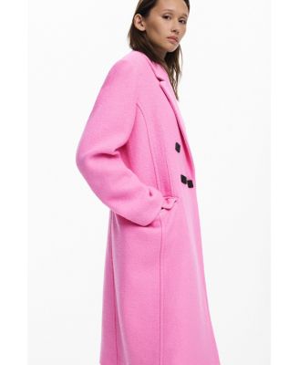 Women's Double-breasted coat with buttons