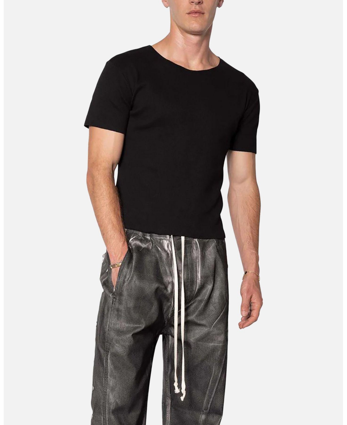 mnml Men's Fitted Ribbed Tee