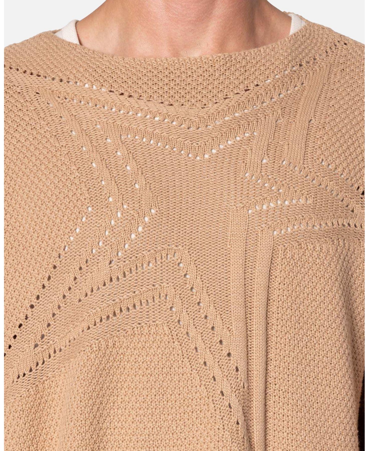 mnml Men's Boat Neck Star Sweater