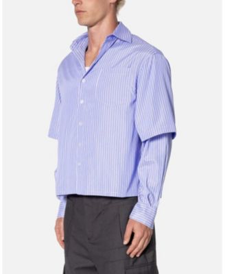 Men's Double Layer Pinstripe Shirt