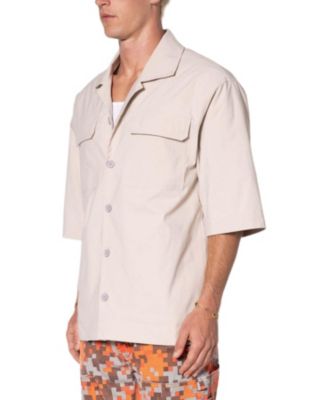 Men's Lined Woven Nylon Shirt