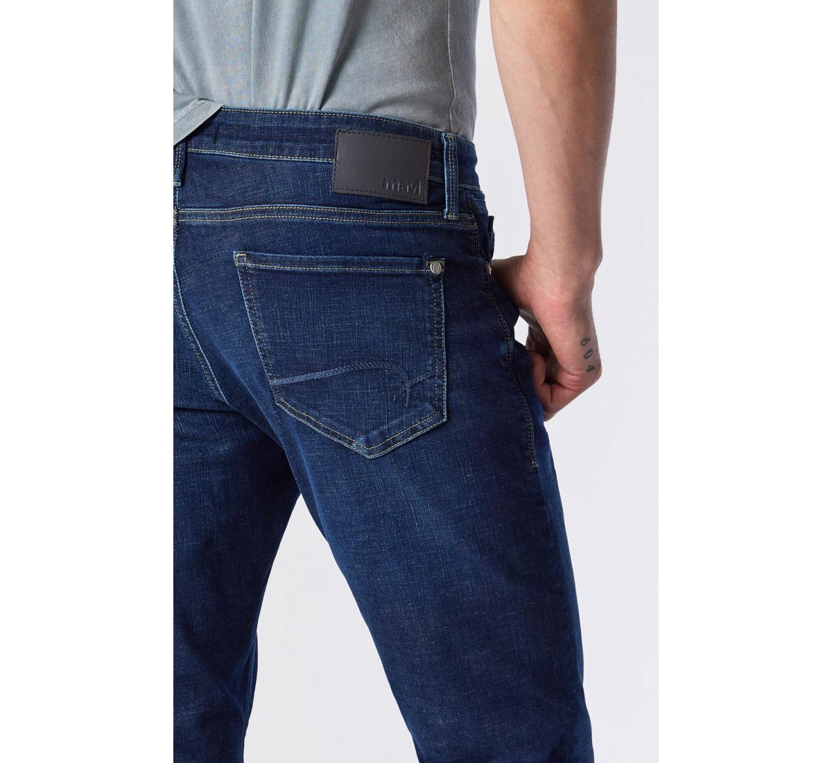 Mavi Men's Jake Slim Leg Mid Blue Move