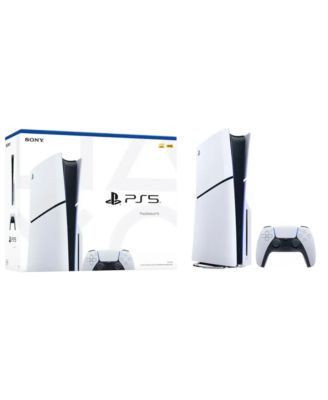 - PlayStation 5 Slim Disc Bundle with College Football 26 Game, Accessories and Extra Controller