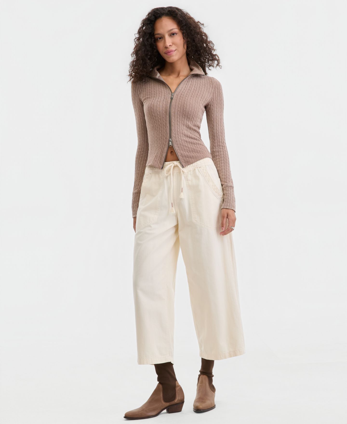 Женские джинсы Free People We The Free Easy Peasy Pull-On, цвет: Irie — фото 2