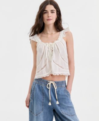 Women's Mabel Lace-Trim Tank Top