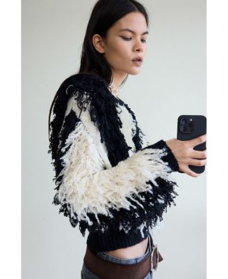 Women's Frayed sweater