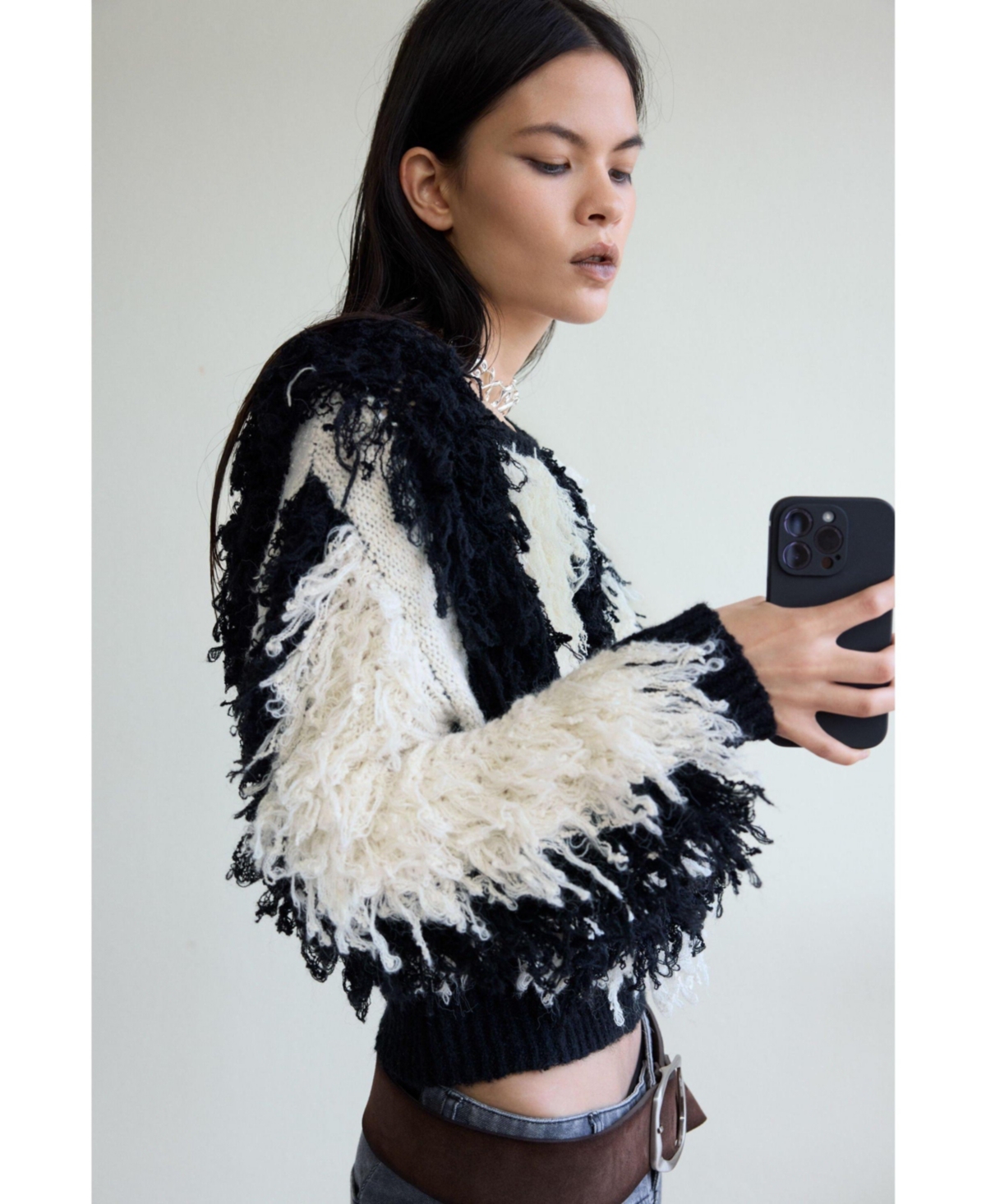 Desigual Women's Frayed sweater