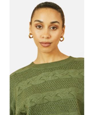 Women's Cable Knit Relaxed Fit Jumper
