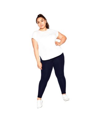 Women's Plus Size Petite Pima Cotton Pants