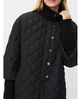 Women's Talvire High Neck Long Sleeve Coat