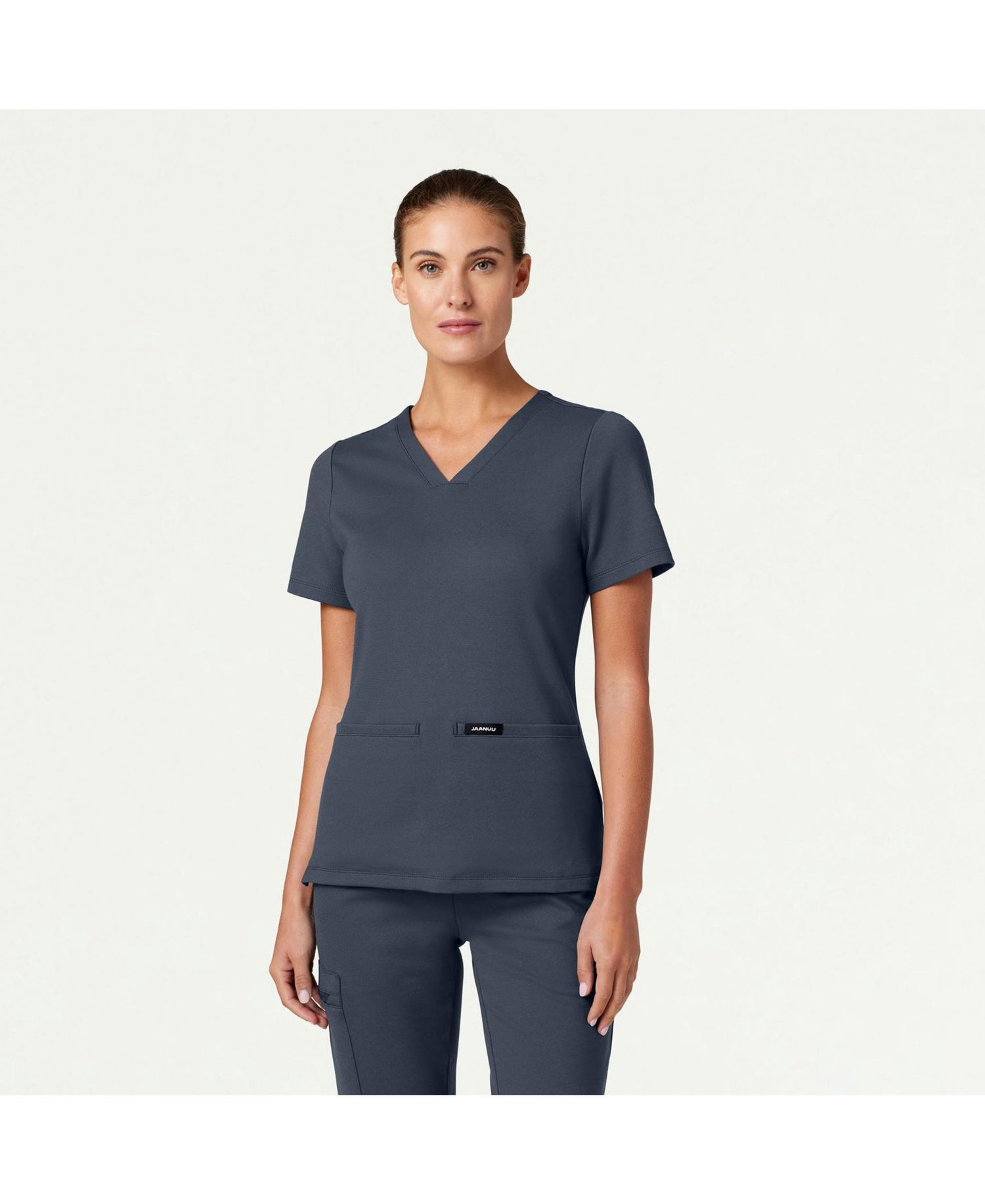 Women's Cesi 2-Pocket Slim Knit V-Neck Scrub Top