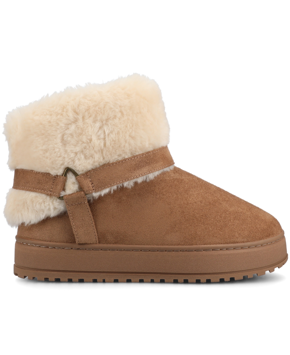 Journee Collection Women's Thada Round Toe Slipper Booties