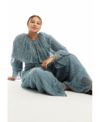 Women's June + Vie Lace Wide-Leg Pants