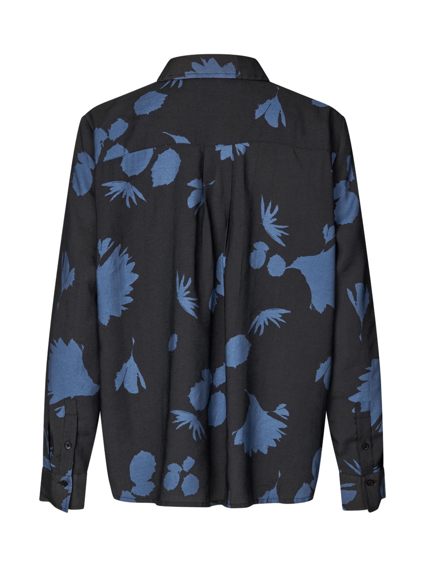 Женская рубашка Masai Copenhagen Inanne Long Sleeve Printed, цвет: Серый синий — фото 4