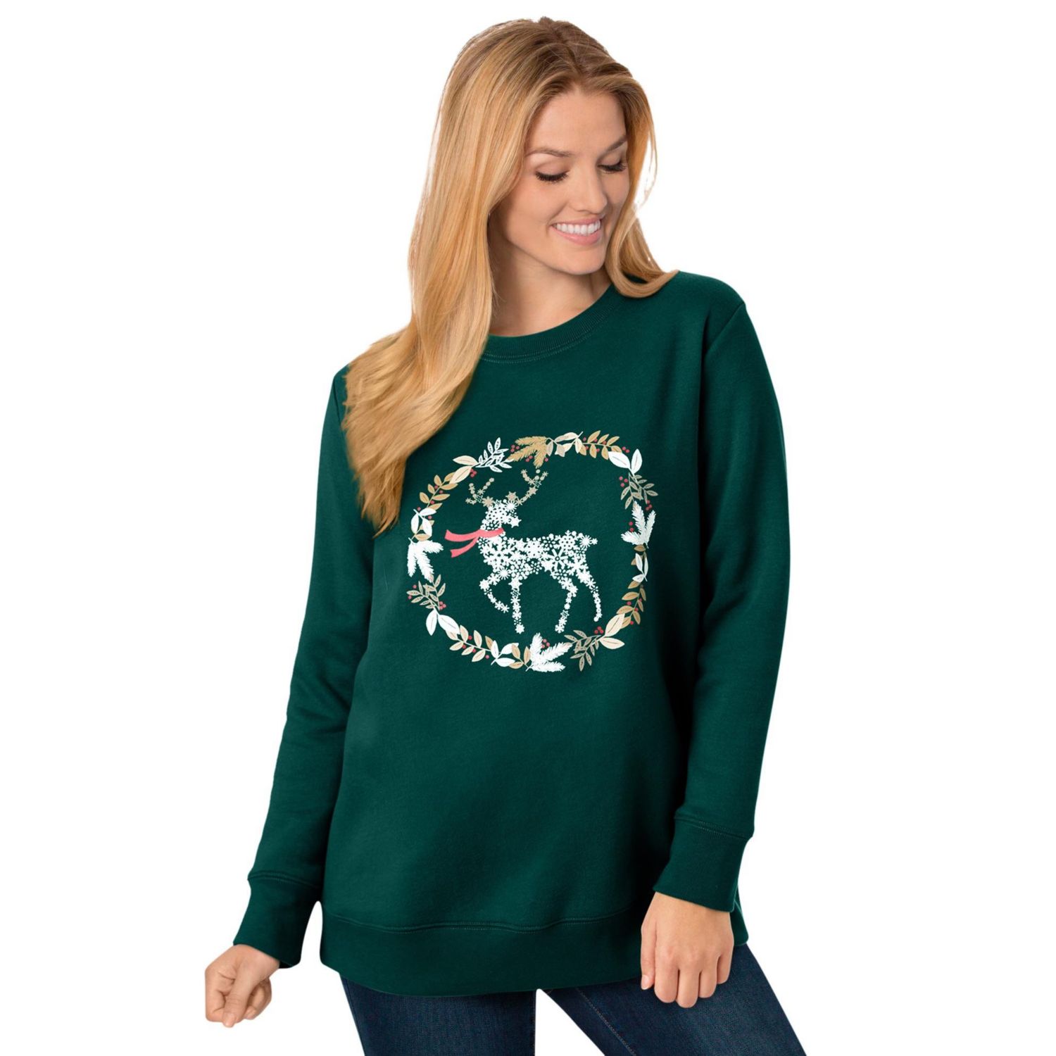 Изумрудный Зелёный Reindeer