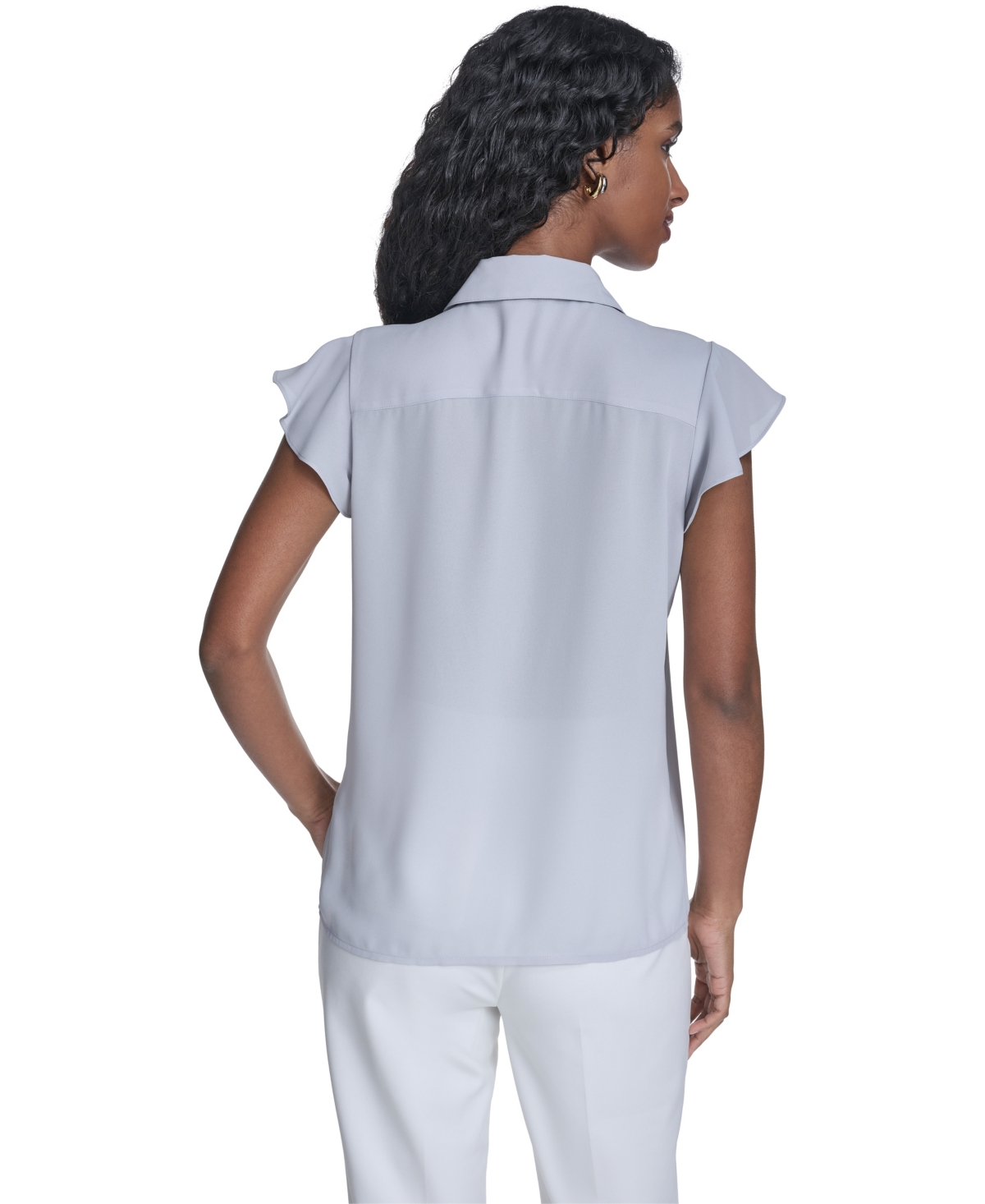 Calvin Klein Women's Solid Short-Sleeve Top