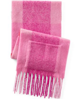 Women's Brushed Blanket Fringe Scarf