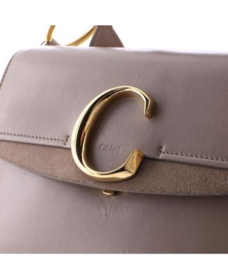 Small C Double Carry Bag Leather