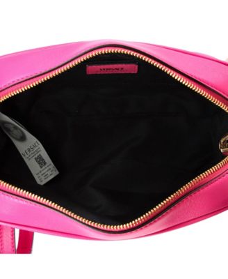 Medium Medusa Icon Front Slip Pocket Camera Bag Quilted Leather