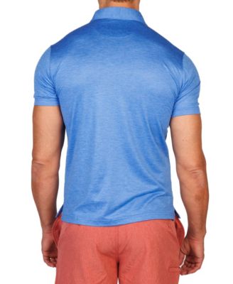 Men's Melange Mesh Performance Polo