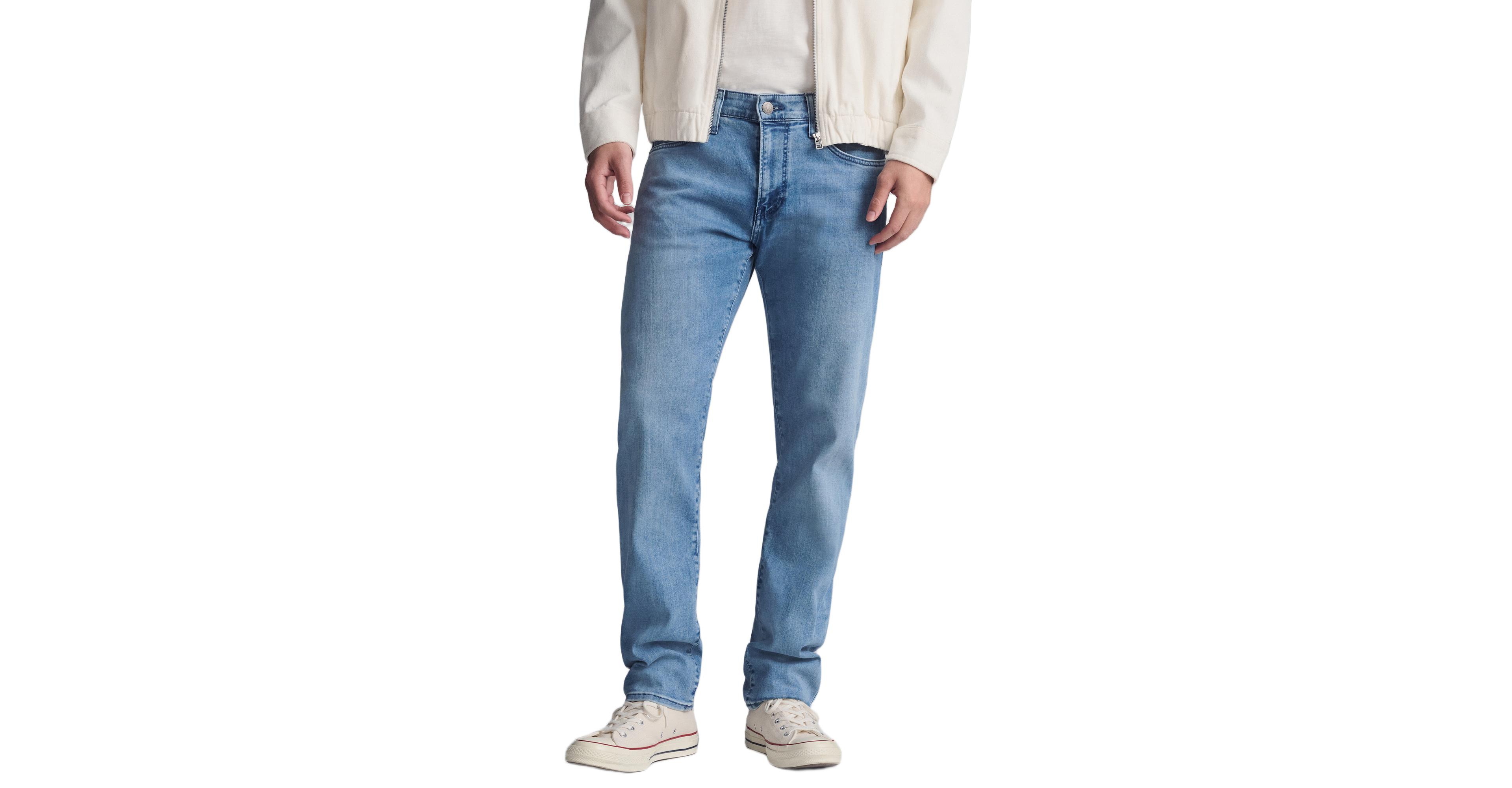 Mavi Jeans Men's Jake Slim Leg Light Tonal Brushed Supermove