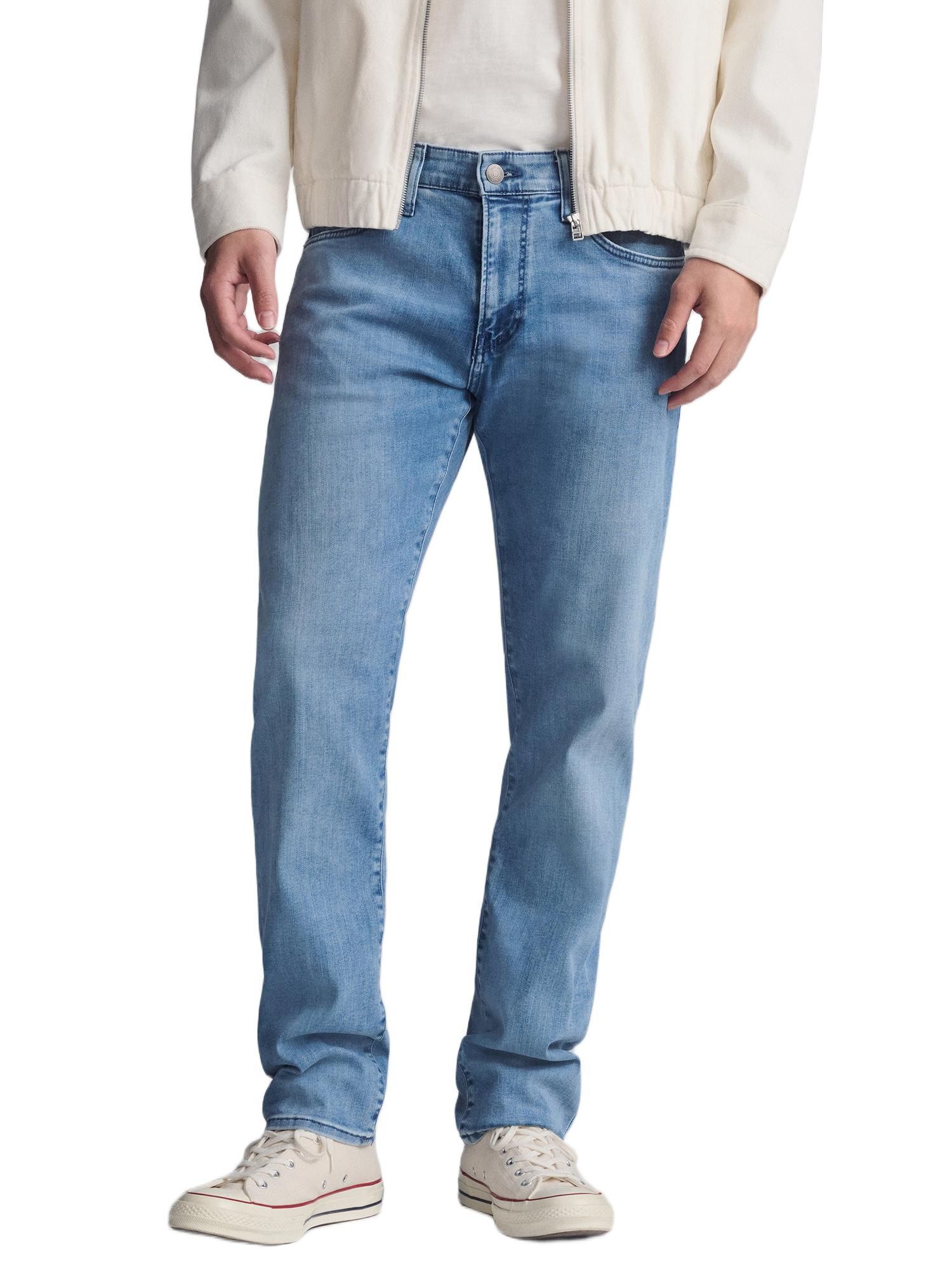 Men's Mavi Jake Slim Leg In Light Tonal Brushed Supermove