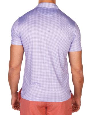 Men's Floral Compass Performance Polo