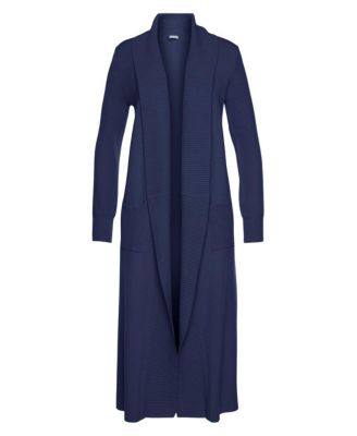 Women's Long Length Knit Cardigan With Pockets