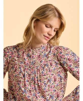 Women's Ellise Long Sleeve Round Neck Shirt