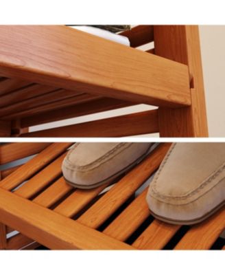 Solid Wood 3 Drawers and Solid Wood Doors Walk-In Closet Organizer