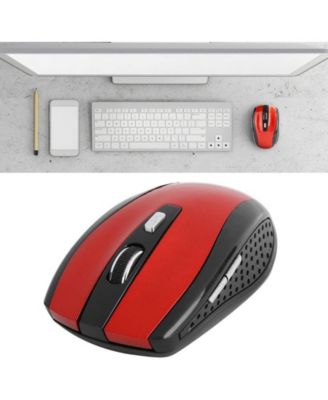 Wireless Mouse with USB Mini Receiver, 2.4G Ergonomic Optical Mouse, 250Hz 1600DPI Computer Mouse for Laptop PC Computer Notebook