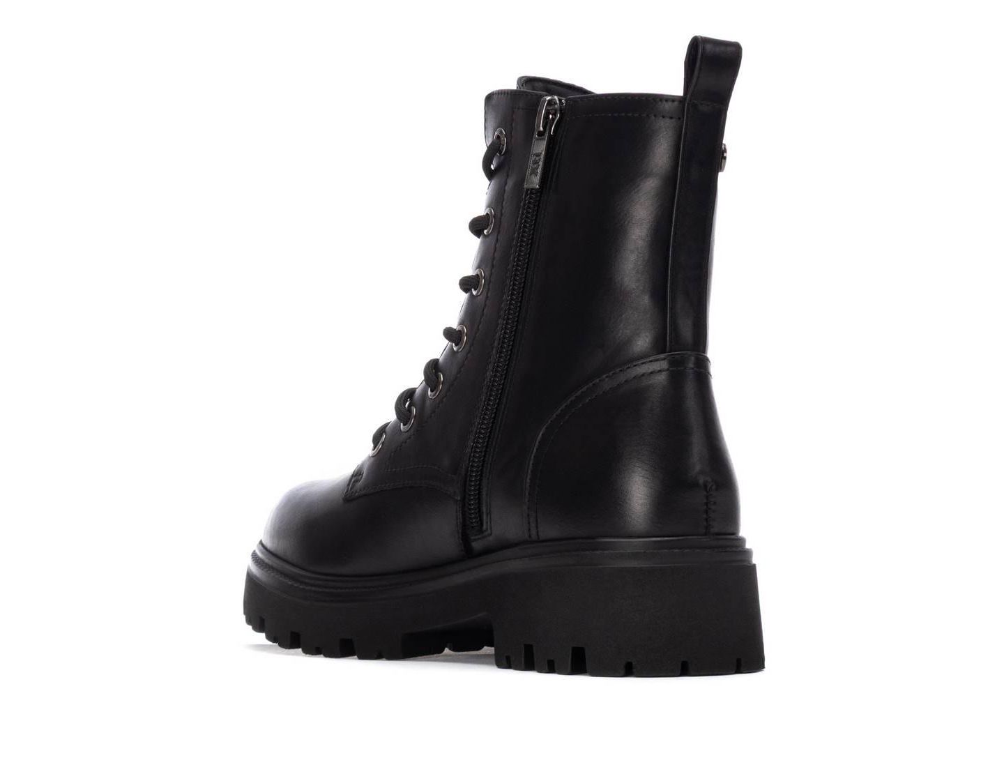Женские ботинки XTI Ankle Combat Booties, цвет: Чёрный — фото 3