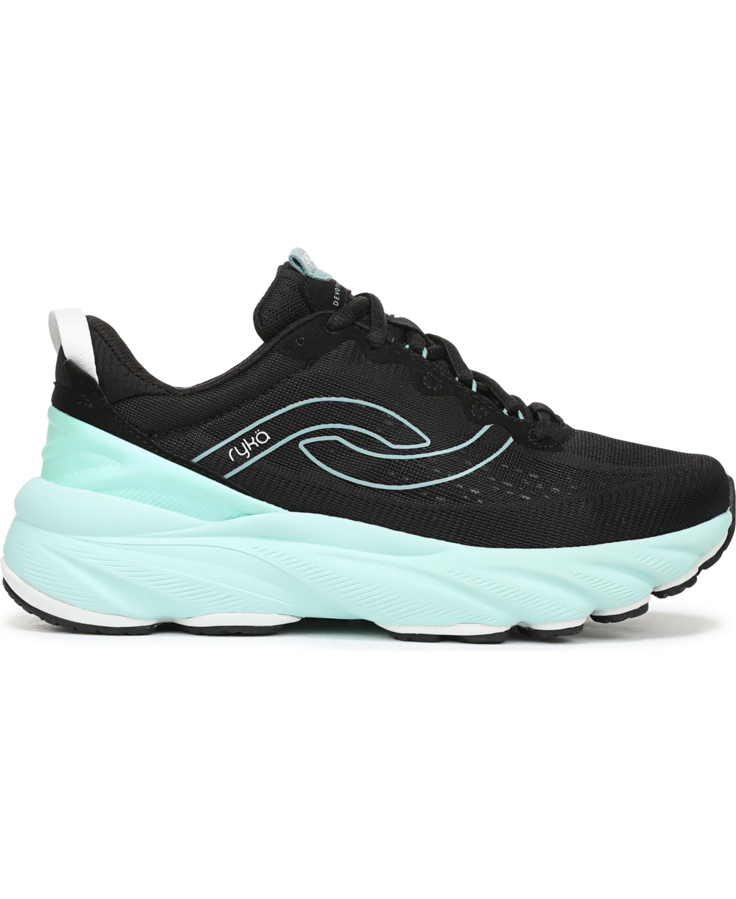 Женские кроссовки Ryka Devotion Swift Round Toe, цвет: Чёрный сетчатый — фото 2