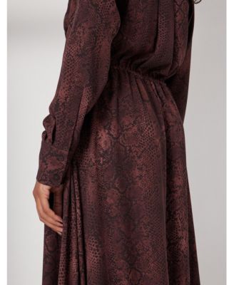 Women's Chiffon Hanky Hem Maxi Dress